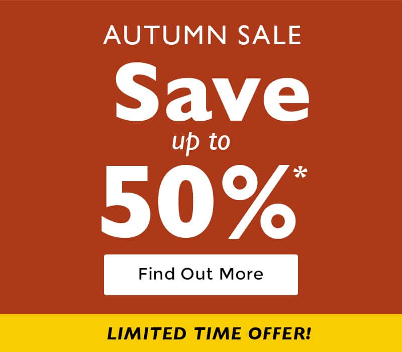 Autumn Offer 50% Off
